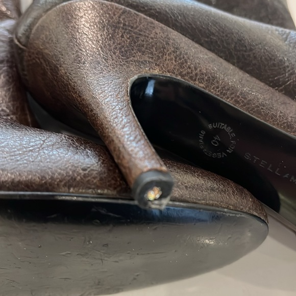 Stella McCartney vegan leather boots with sock upper - Picture 5 of 12